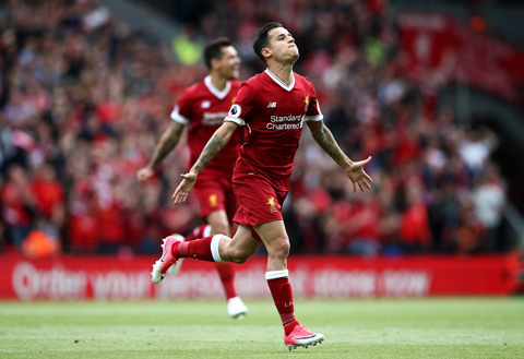 Coutinho lập công giúp Liverpool giành vé dự Champions League mùa tới