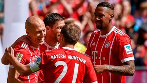 Tổng kết Bundesliga 2016/17: Ngai vàng rốt cuộc vẫn thuộc về Bayern