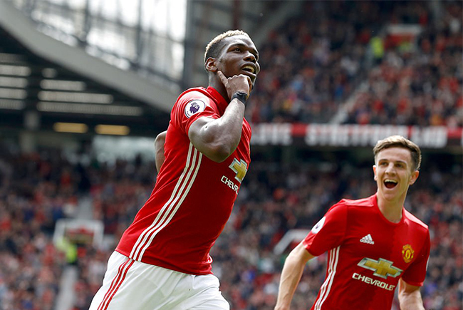 Paul Pogba cũng tỏa sáng với bàn ấn định tỷ số 2-0