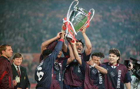 Ajax đăng quang ngôi vô địch Champions League năm 1995