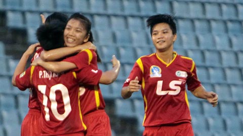 Trước vòng 5 giải bóng đá nữ VĐQG - Cúp Thái Sơn Bắc 2017: Chờ đổi ngôi trên bảng tổng sắp