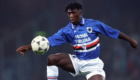 Seedorf tới Sampdoria vào năm 1996