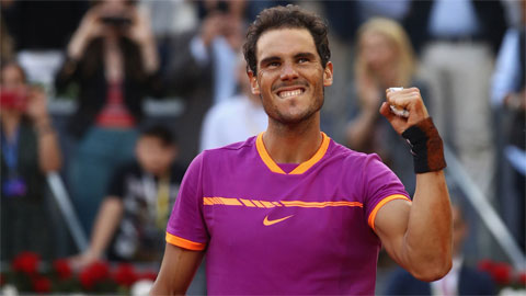 Rafael Nadal xếp hạng hạt giống số 4 ở Roland Garros năm nay