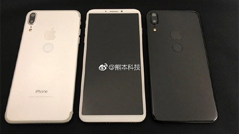 iPhone 8 lại xuất hiện với cảm biến vân tay ở mặt lưng