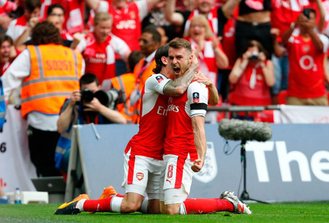Nhưng Ramsey đã nhanh chóng giúp Arsenal tái lập thế dẫn bàn