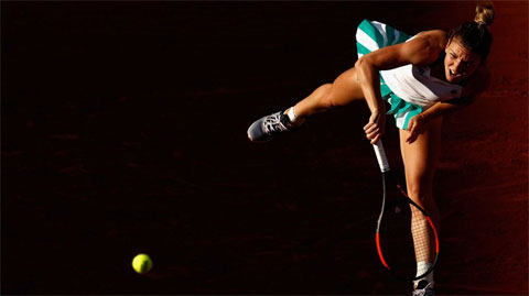 Simona Halep, hạt giống số 3 tại Roland Garros năm nay.