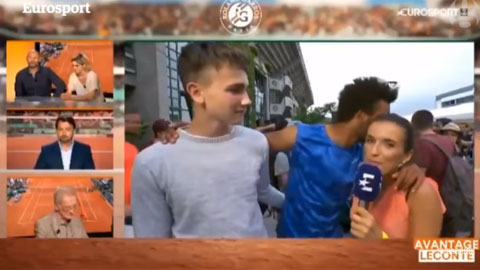 Cưỡng hôn phóng viên, một tay vợt bị cấm vĩnh viễn ở Roland Garros