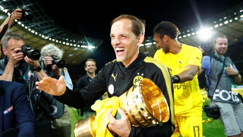 Tuchel đã giúp Dortmund đoạt Cúp QG Đức 2016/17 trước khi chia tay