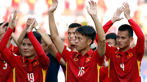 BXH FIFA tháng 6/2017: Việt Nam tăng 5 bậc, vào top 20 châu Á