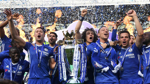 Chelsea nhận thưởng lớn cho chức vô địch Ngoại hạng Anh