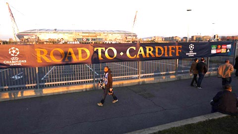 Từ Cardiff: Mọi ngóc ngách đều mang hơi thở Champions League
