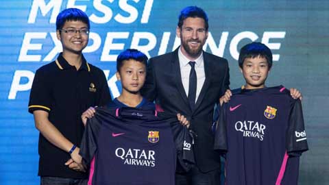 Công viên mang tên Messi sẽ được mở cửa ở Trung Quốc