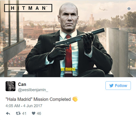 Ảnh chế hài hước về Zidane trên twitter