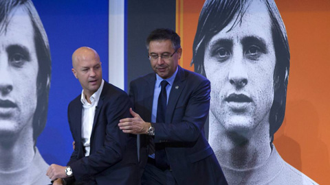 Con trai Johan Cruyff được mời làm GĐTT Barca