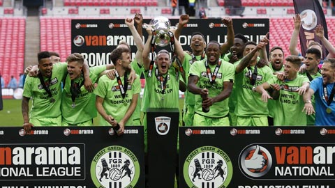 Forest Green Rovers thăng hạng League Two: Đội bóng độc nhất vô nhị