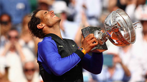 10 lần đăng quang vô địch Roland Garros của Nadal