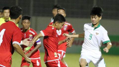 Thắng đậm Myanmar, U15 Indonesia hẹn Việt Nam ở trận quyết định