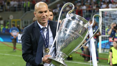 HLV Zidane được đánh giá danh tiếng nhất châu Âu