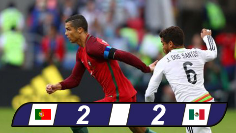 Bồ Đào Nha đánh rơi chiến thắng ở phút cuối