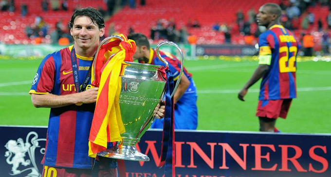 Tháng 5/2011, Messi lần thứ 3 vô địch Champions League cùng Barca
