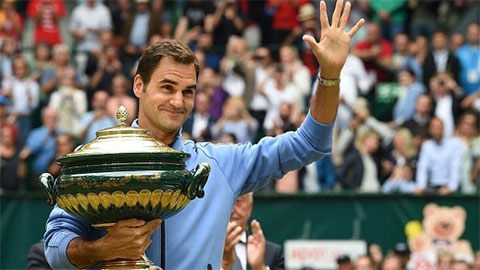 Federer vô địch Halle Open lần thứ 9