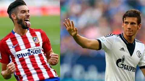 Chưa bán được Costa, nên Bayern chưa thể chiêu mộ Goretzka (ảnh trái) lẫn Carrasco (ảnh phải)