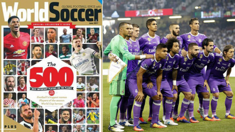 Real Madrid áp đảo  Top 500 cầu thủ ảnh hưởng nhất thế giới 2017