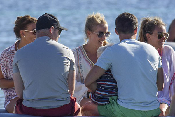 Cả gia đình Rooney đã xuất hiện tại Tây Ban Nha cuối tuần qua