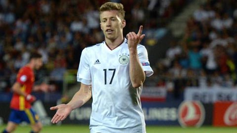 U21 Đức: Mitchell Weiser & bàn thắng đổi màu sự nghiệp