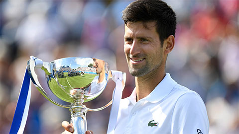 Vô địch tại Eastbourne, Djokovic chạy đà hoàn hảo cho Wimbledon
