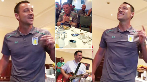 Hậu trường sân cỏ 7/7: Terry hát trong lễ ra mắt Aston Villa
