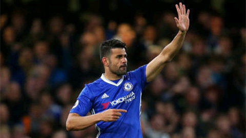 Diego Costa đã tạm biệt các đồng đội tại Chelsea