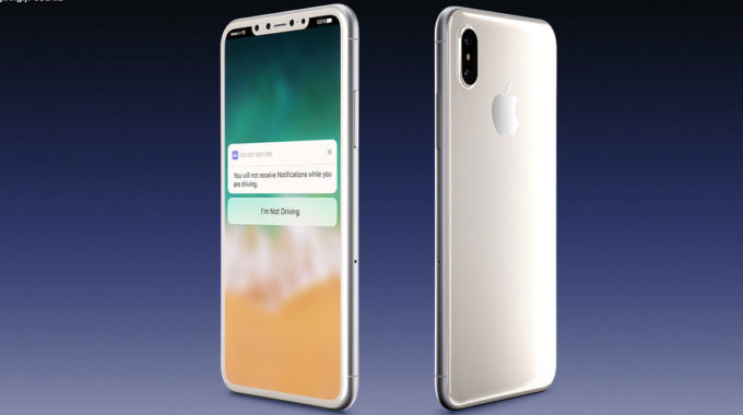 iPhone 8 concept màu trắng đẹp kiêu sa