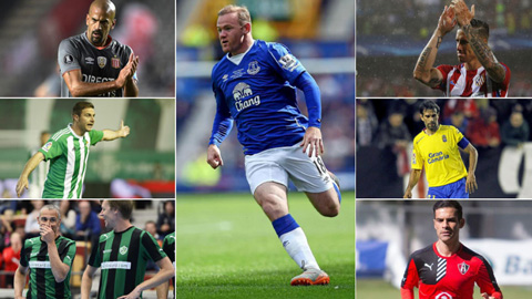 Rooney và những danh thủ trở lại mái nhà xưa