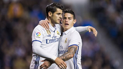 Morata và James Rodriguez bị đàn anh cảnh báo