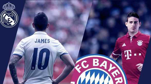 James mới chỉ là bản hợp đồng thứ 7 giữa Real và Bayern