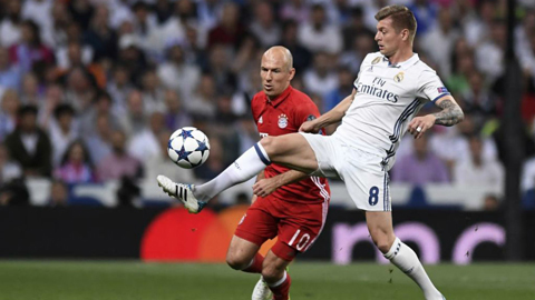 Robben và Kroos là 2 bản hợp đồng giữa Real và Bayern