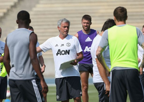 Thầy trò Mourinho đang tích cực chuẩn bị cho mùa giải mới