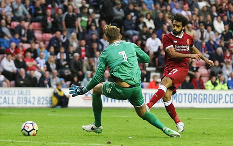 Salah thi đấu rất ấn tượng trong ngày ra mắt Liverpool