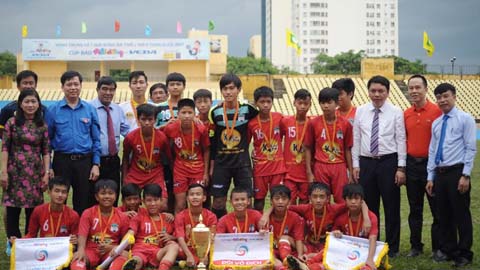 Lứa đàn em Công Phượng vô địch giải U13 Quốc Gia