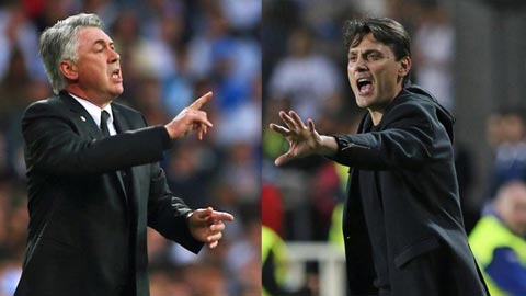 Ancelotti vs. Montella: Ngày hậu bối dần bắt kịp tiền bối