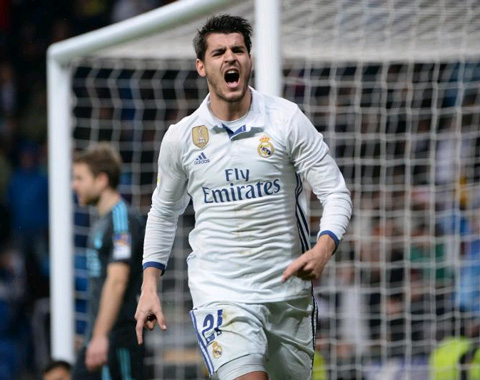 Morata ghi khá nhiều bàn quan trọng cho Real