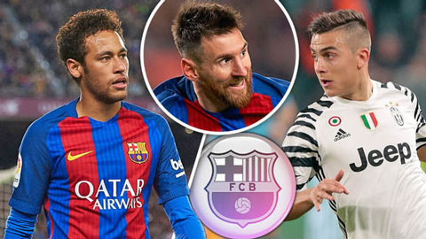 Tin chuyển nhượng 24/7: Messi muốn Dybala thay Neymar