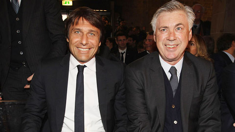 Ancelotti gặp lại Chelsea và Conte: Tái hiện những miền ký ức đẹp
