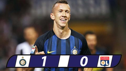 Perisic "chào hàng" M.U, giúp Inter thắng nhẹ Lyon