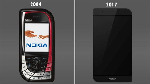 Concept Nokia 7610 (2017) và bản gốc