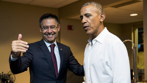 Chuyển động La Liga 27/7: Chủ tịch Barca hội đàm cùng ông Obama