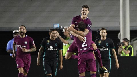 Real thua đậm Man City 1-4: Mối nguy trước mùa bóng mới