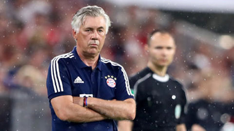 Ancelotti không mua thêm tân binh dù Bayern thua liểng xiểng