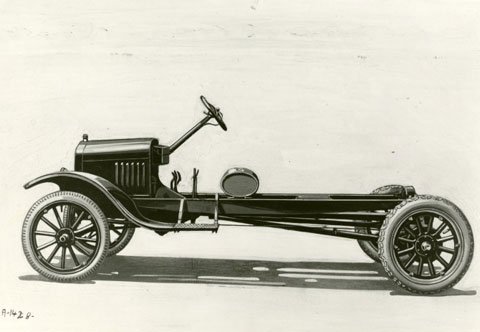 Model TT - chiếc bán tải đầu tiên do Ford sản xuất năm 1917